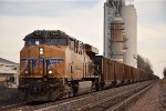 Empty coal train heads west